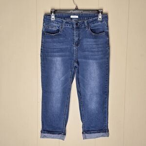 BLEU Denim Blue Ankle/Capris Women's Jeans Size 8
